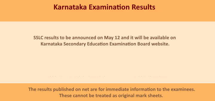 Karnataka SSLC 10th Results