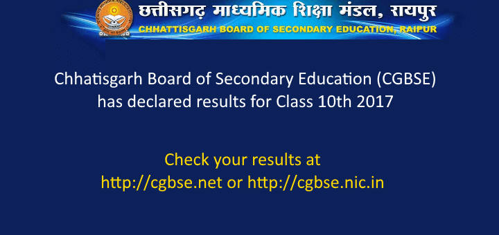cgbse 10th results featured