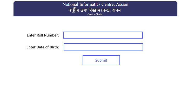 Assam HSLC Class 10th results