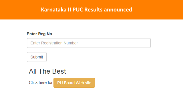 karnataka ii puc results