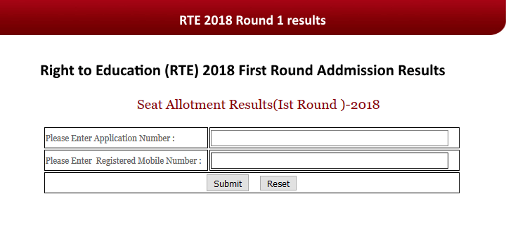rte 2018 round results