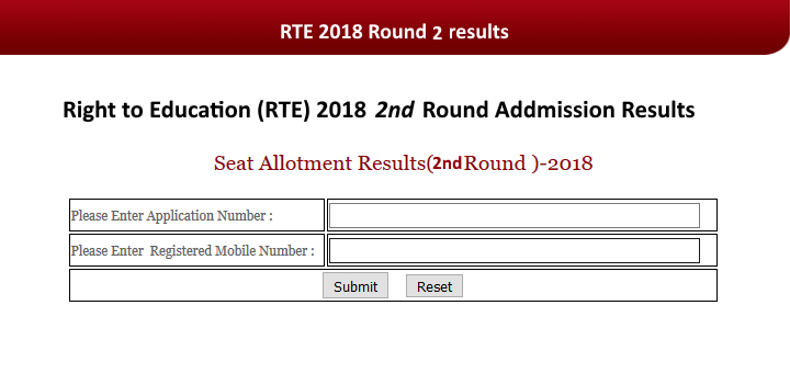 RTE 2018 round results