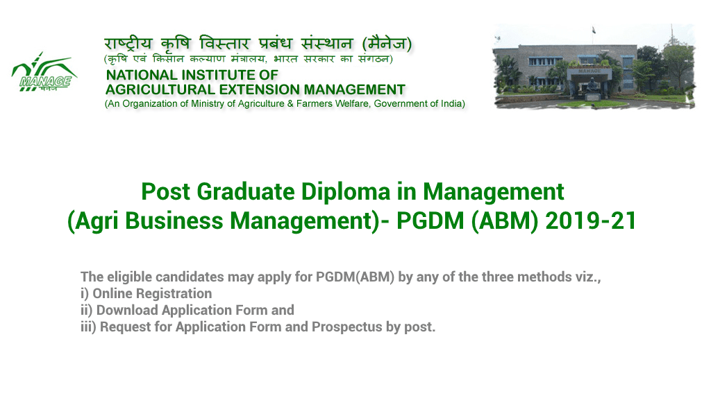 Admission 2019- Post Graduate Diploma in Management 1 manage 2019 21 Admission min