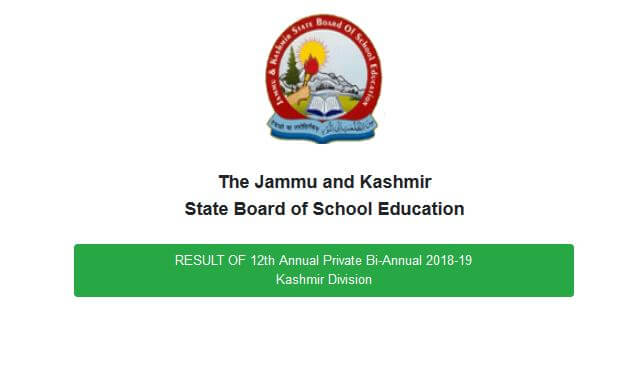 JKBOSE class 12 results 2019 1 jkbose results