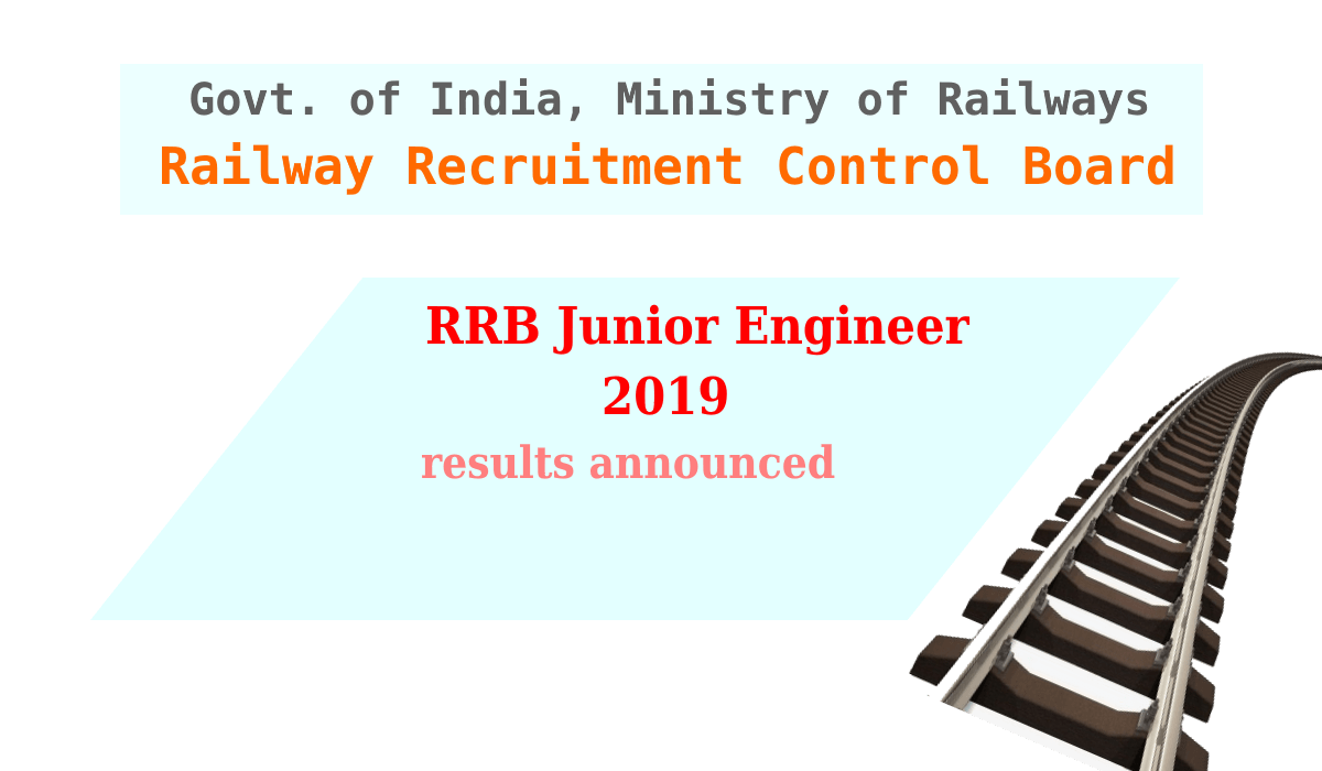 RRB JE 2019 results