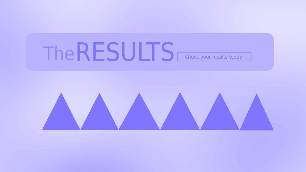 The Results declared today