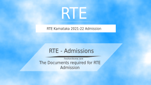 RTE Karnataka 2021-22