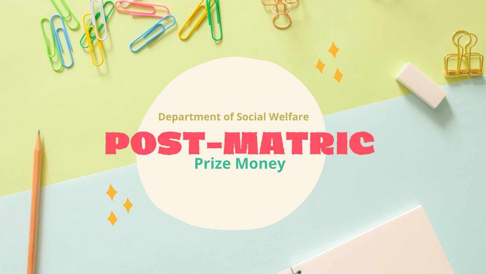 Prize Money PostMatric 2022